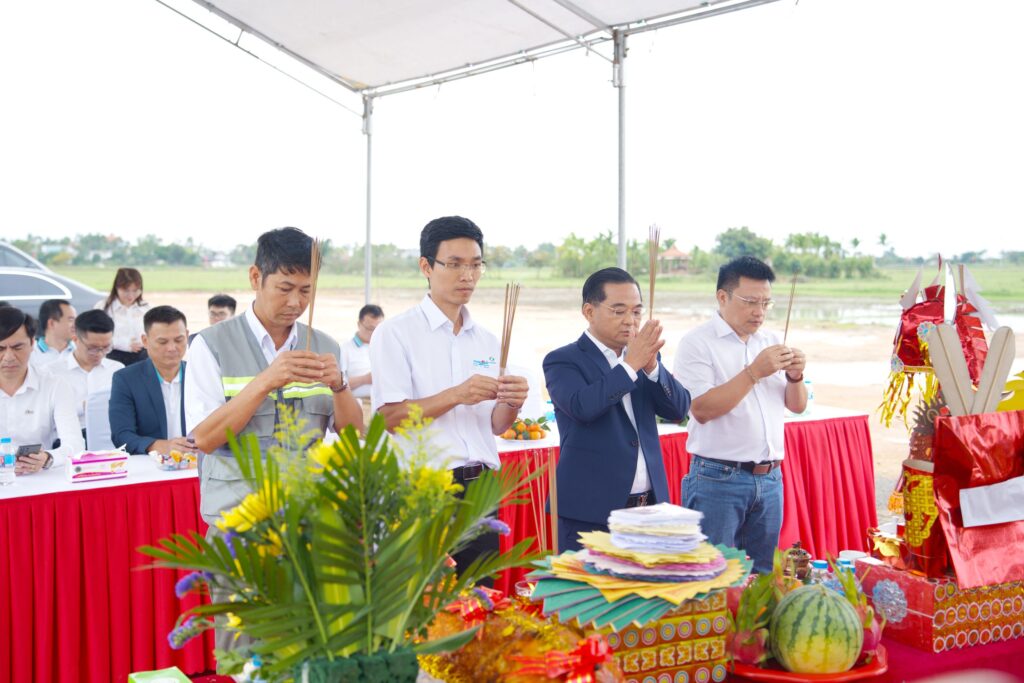 Lễ Động Thổ Nhà Máy Xử Lý Nước Thải Nomura