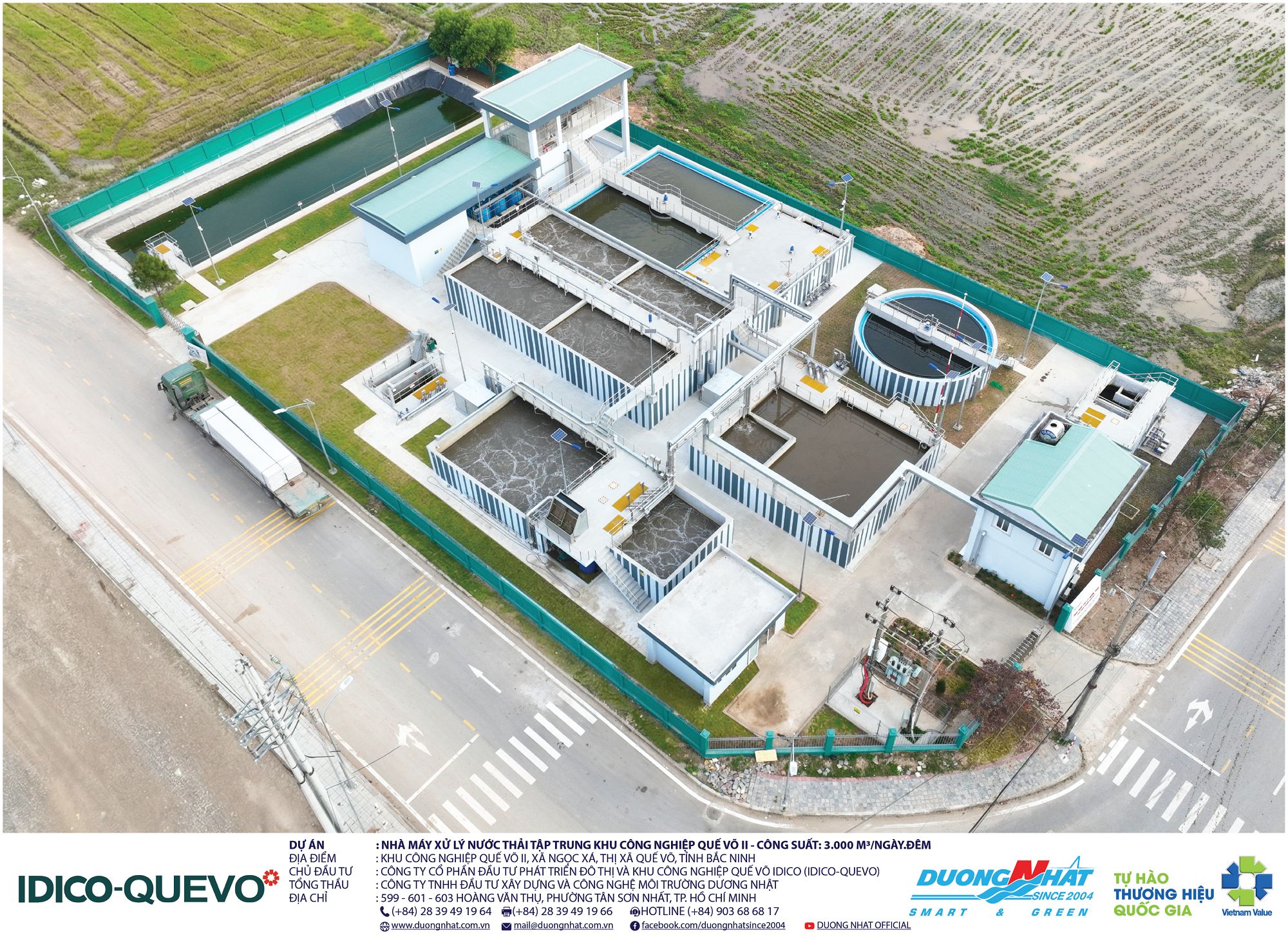 Nhà máy xử lý nước thải tập trung KCN Quế Võ II, Bắc Ninh