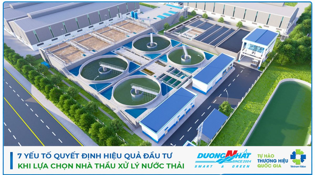 Tiêu chí lựa chọn nhà thầu xử lý nước thải