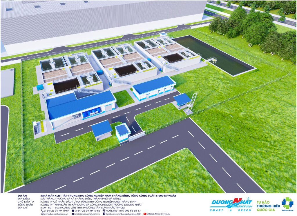 Nhà máy xử lý nước thải KCN Nam thăng bình