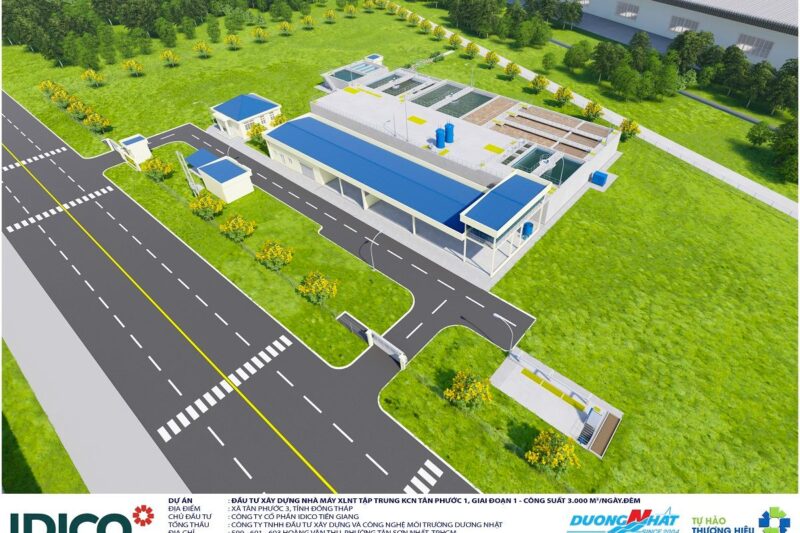 Xử lý nước thải KCN Tân phước 1