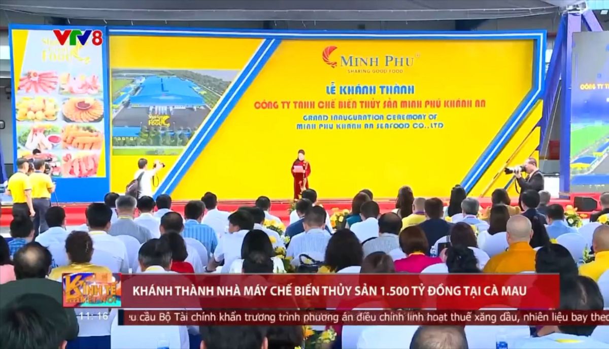 Khánh thành nhà máy thủy sản Minh Phú