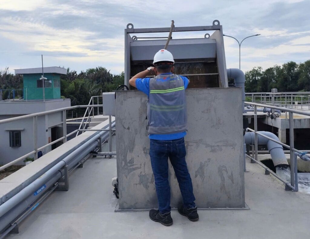 Vận hành thử nghiệm xử lý nước thải kcn tân kim