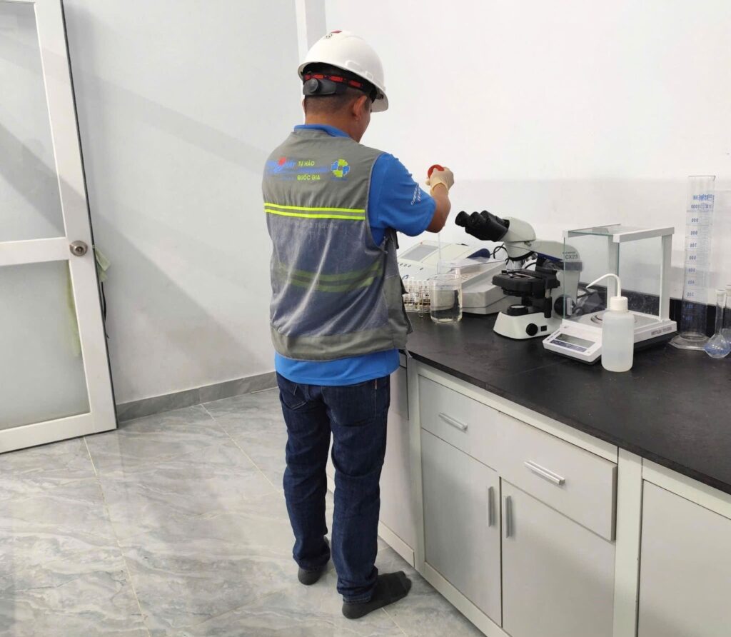 Vận hành thử nghiệm xử lý nước thải kcn tân kim