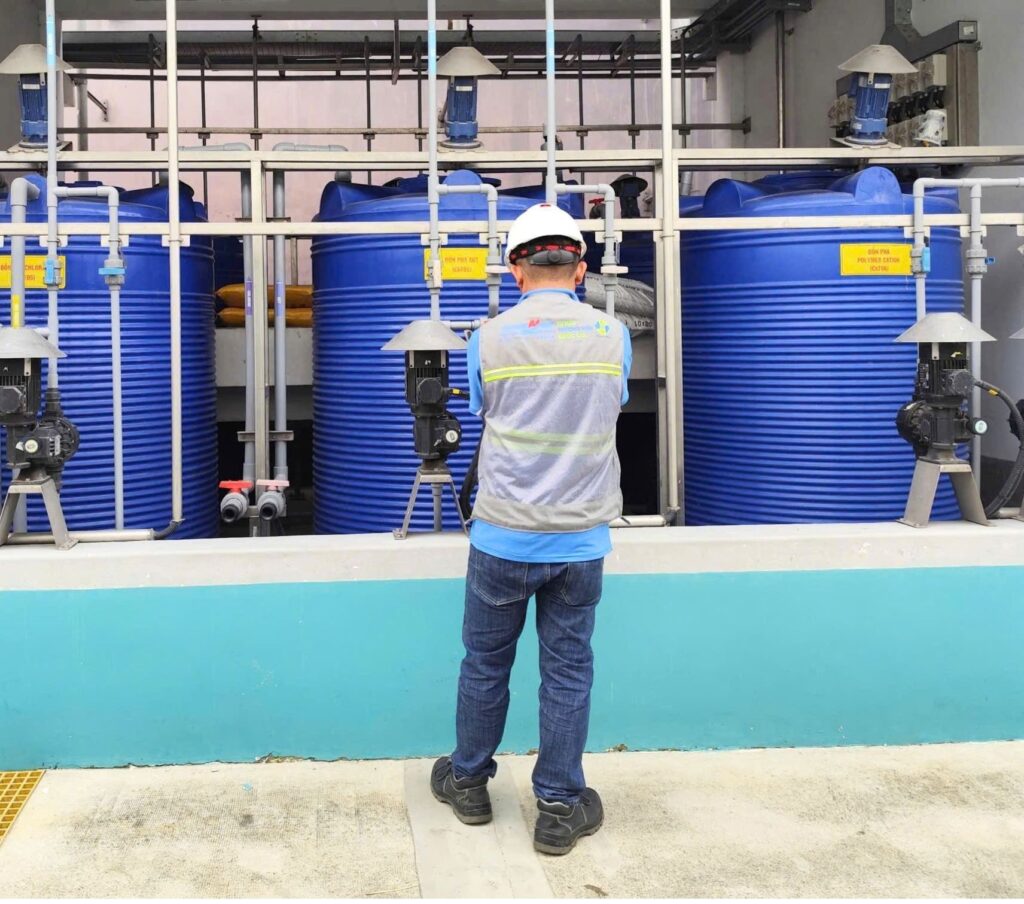 Vận hành thử nghiệm xử lý nước thải kcn tân kim