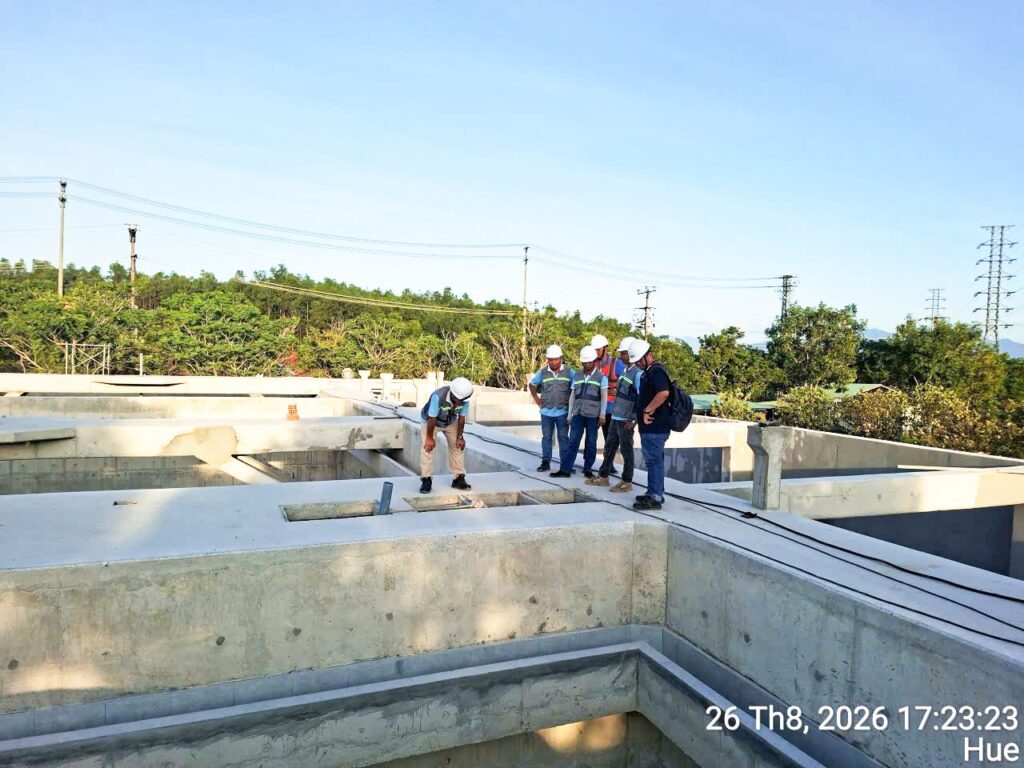 kiểm tra, nghiệm thu nội bộ phần xây dựng