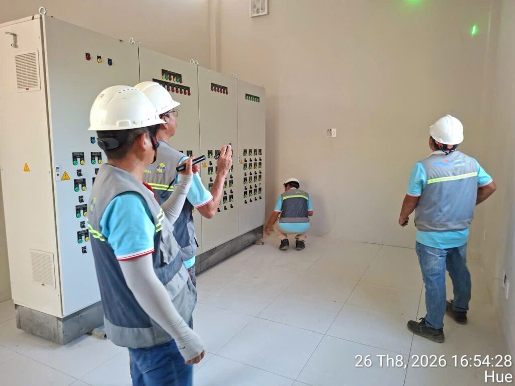 kiểm tra, nghiệm thu nội bộ phần xây dựng