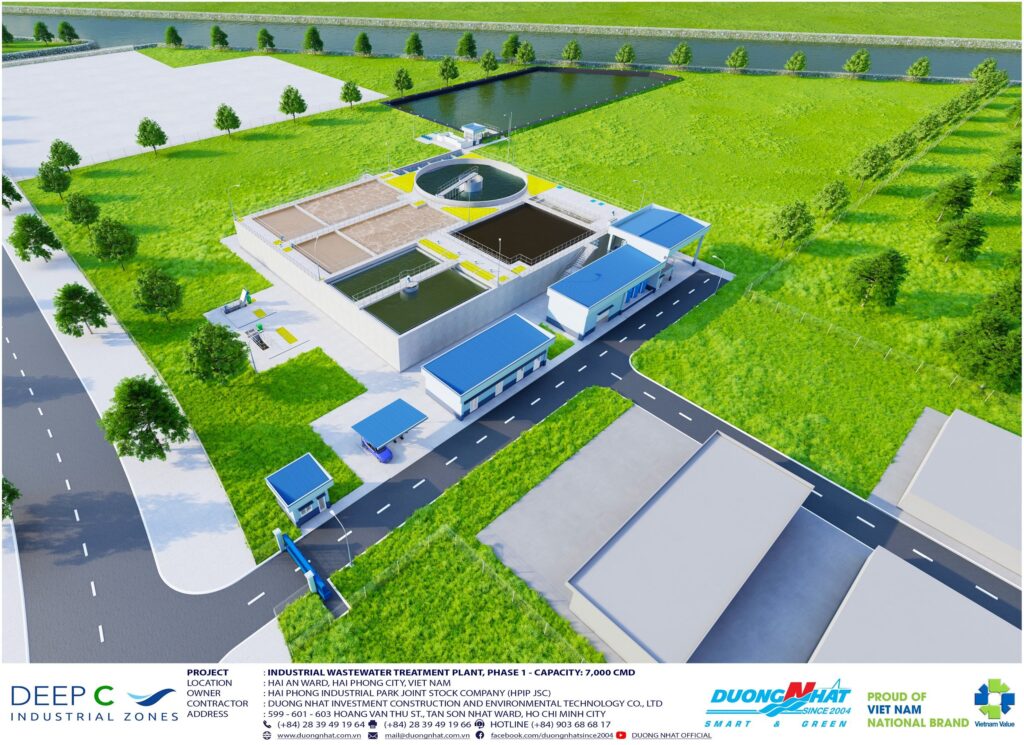 Nhà máy xử lý nước thải tập trung Khu công nghiệp DEEP C2A