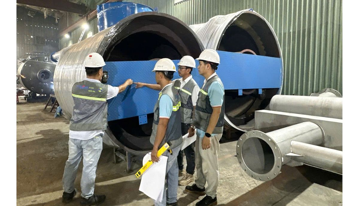 Kiểm soát chất lượng nhà máy cơ khí Dương Nhật