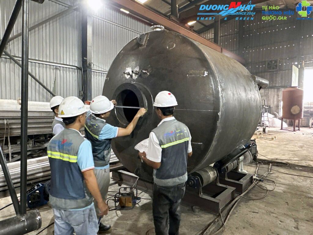 Kiểm soát chất lượng nhà máy cơ khí Dương Nhật