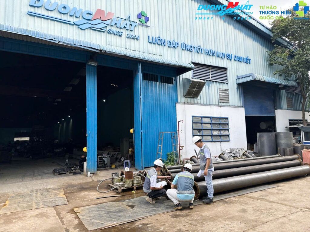 Kiểm soát chất lượng nhà máy cơ khí Dương Nhật