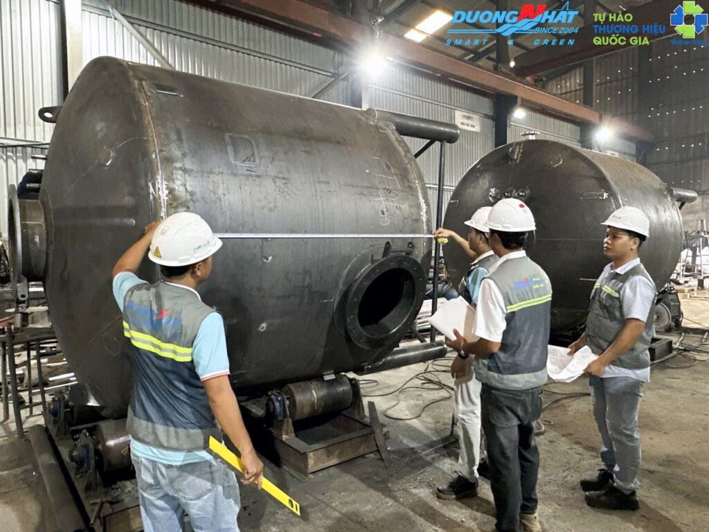 Kiểm soát chất lượng nhà máy cơ khí Dương Nhật