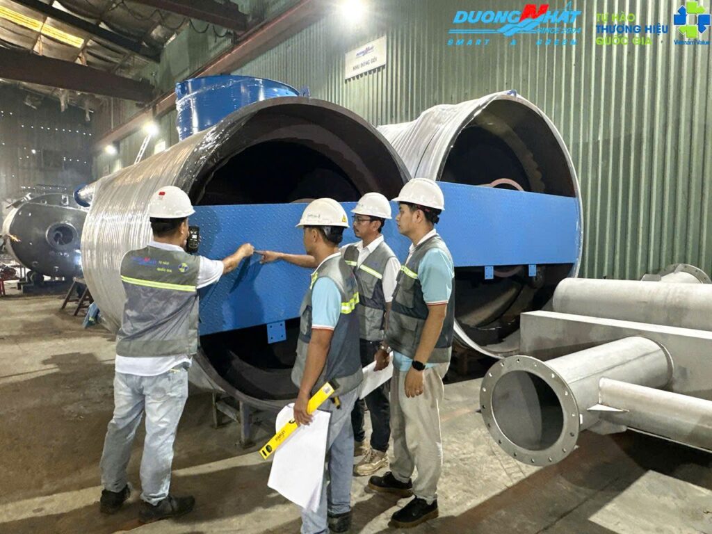 Kiểm soát chất lượng nhà máy cơ khí Dương Nhật