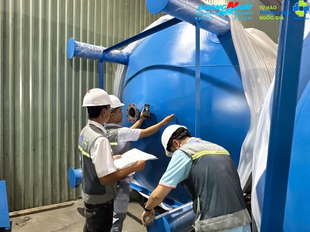 Kiểm soát chất lượng nhà máy cơ khí Dương Nhật