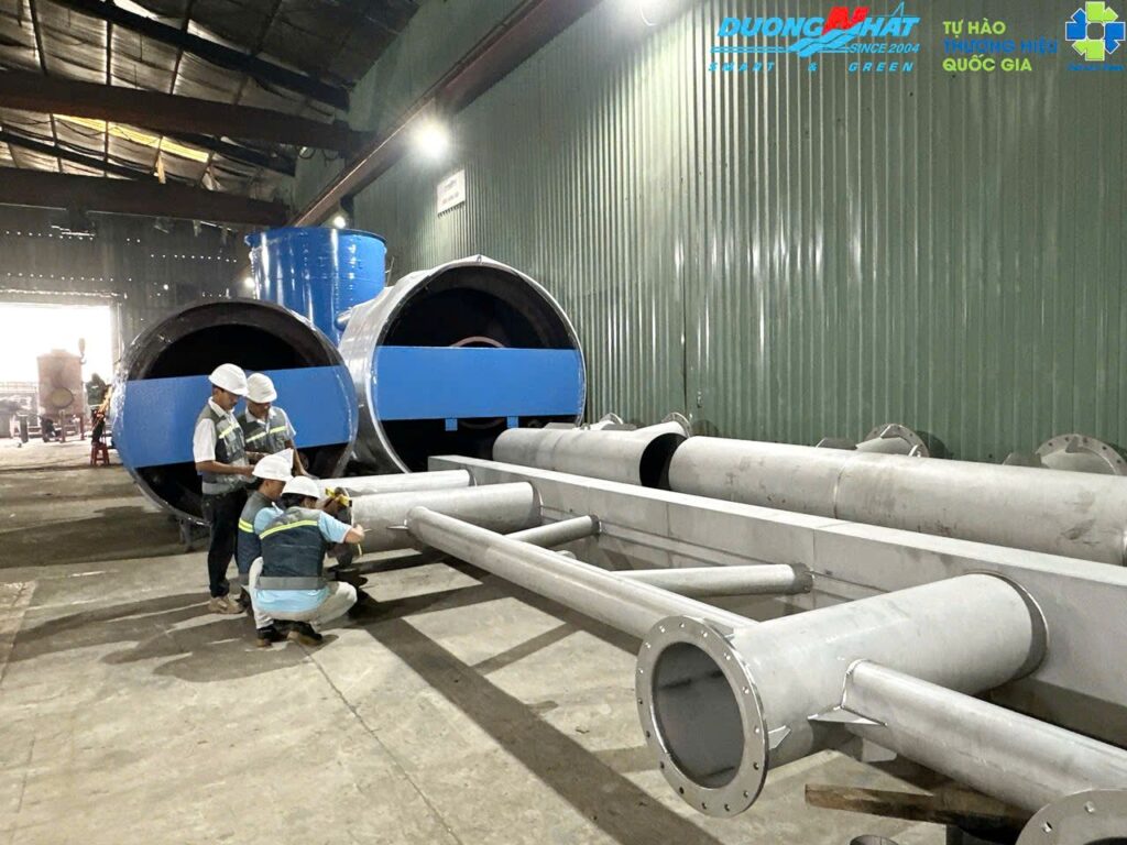 Kiểm soát chất lượng nhà máy cơ khí Dương Nhật