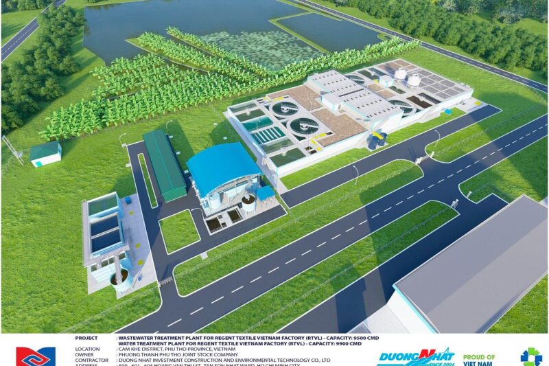 Trạm xử lý nước thải Nhà máy Dệt Regent Việt Nam (RTVL)