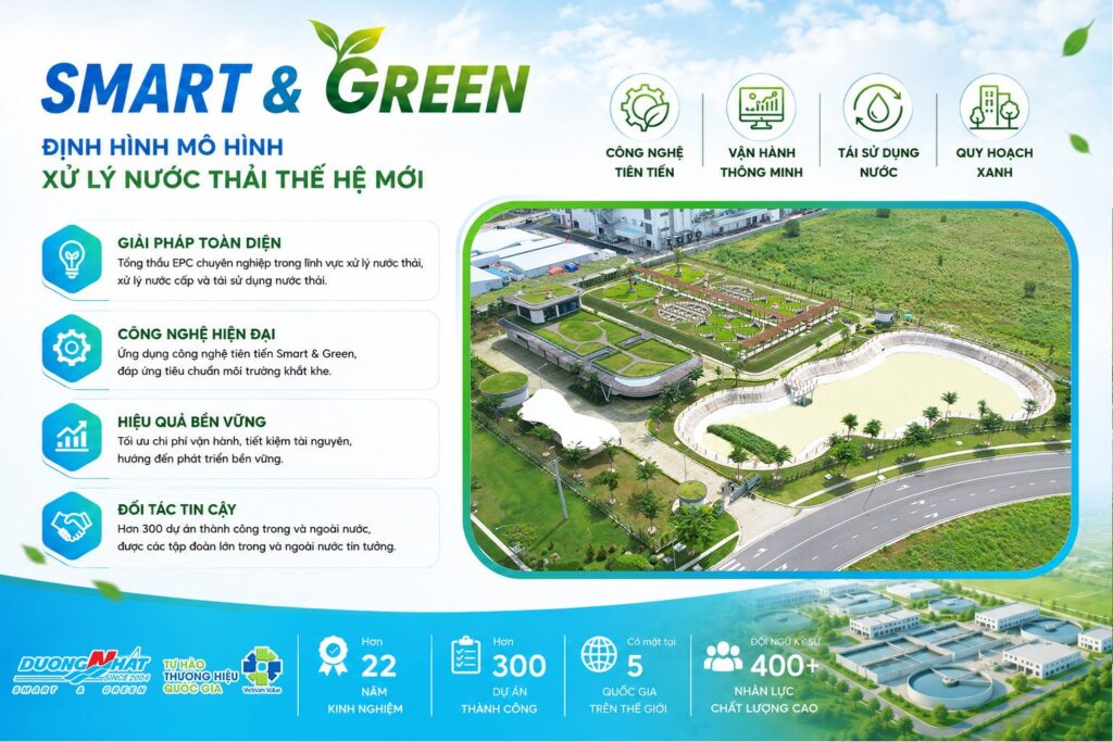 Nhà máy xử lý nước thải Smart and Green